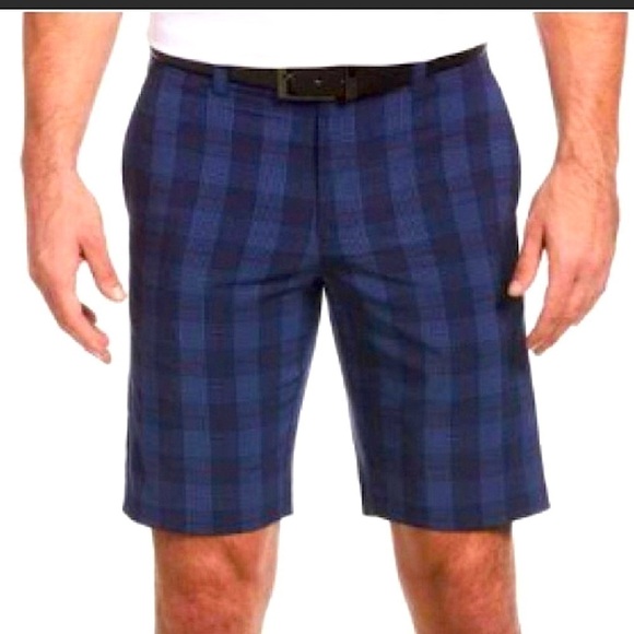 CALLAWAY Swing Tech Ergo Golf Shorts navy mens size 32 - Picture 1 of 11